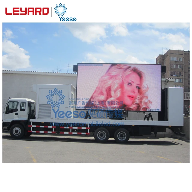 YEESO Scrolling Outdoor Mobile LED Display Advertising Vehicle YES-TB16