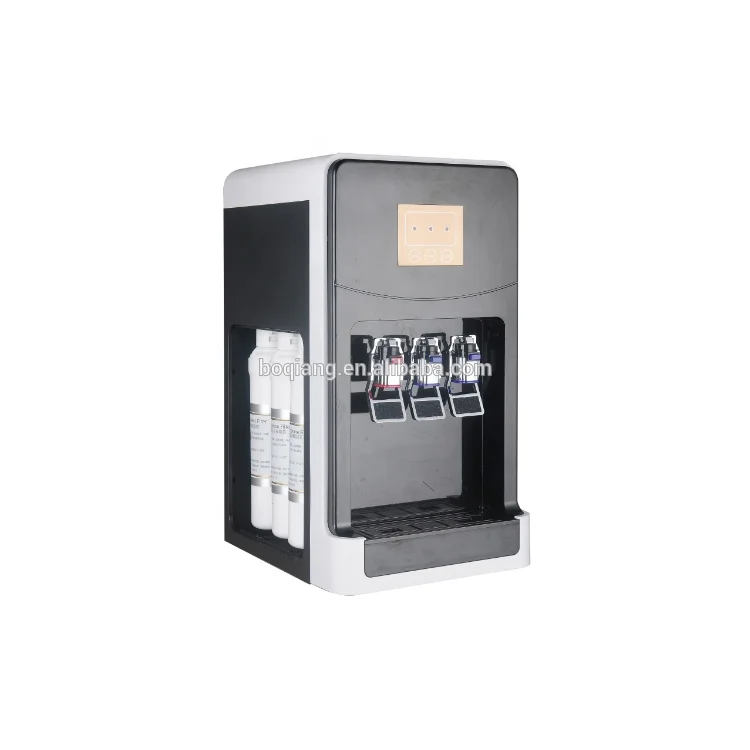 Guaranteed quality desktop POU water dispenser with 3 stage filters