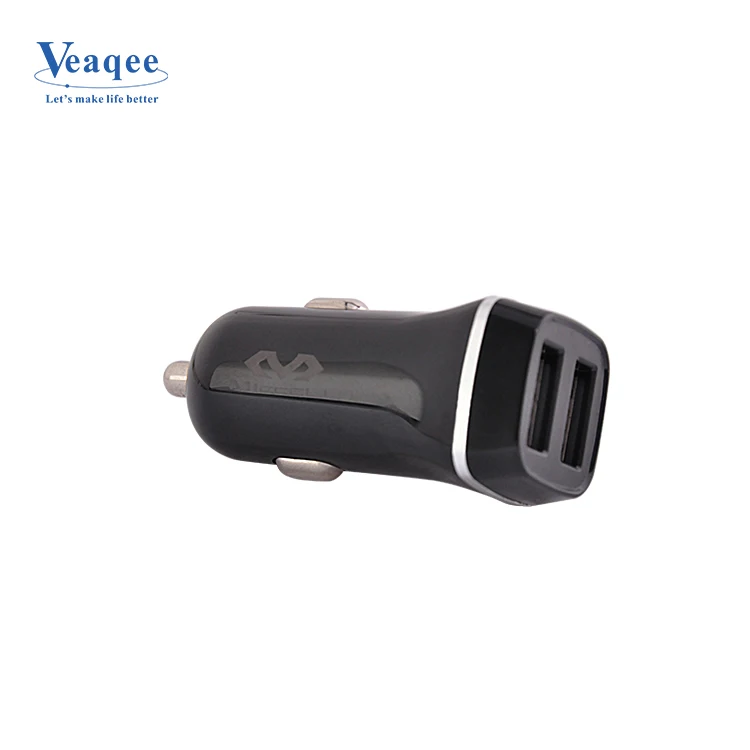 Promotional Logo 2 Dual usb port 2.4A USB Car Charger