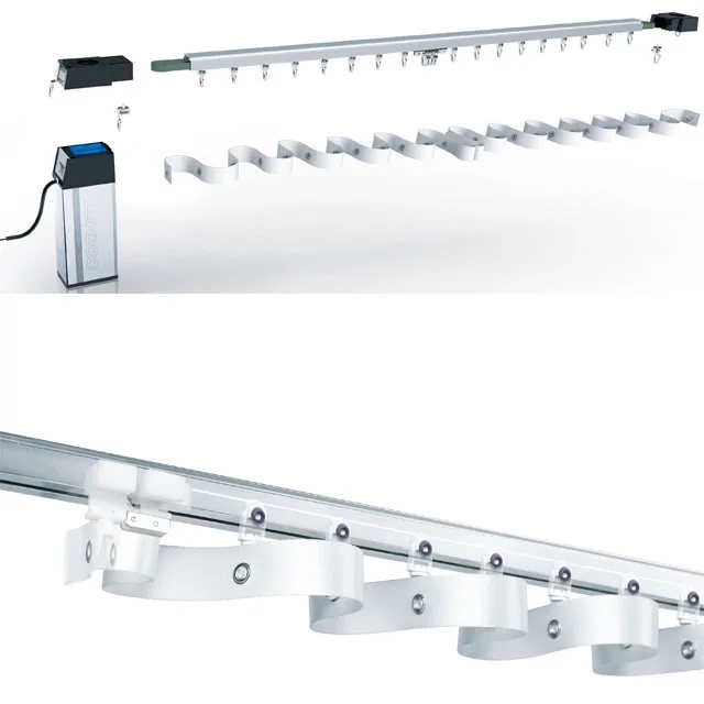 
Easy Install Lanboo DIY motorized curtain track with motor for window 