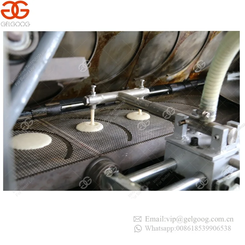 Large Capacity Automatic Making Rolled Sugar Icecream Gelato Cone Production Line Commercial Ice Cream Cone Machine For Sale