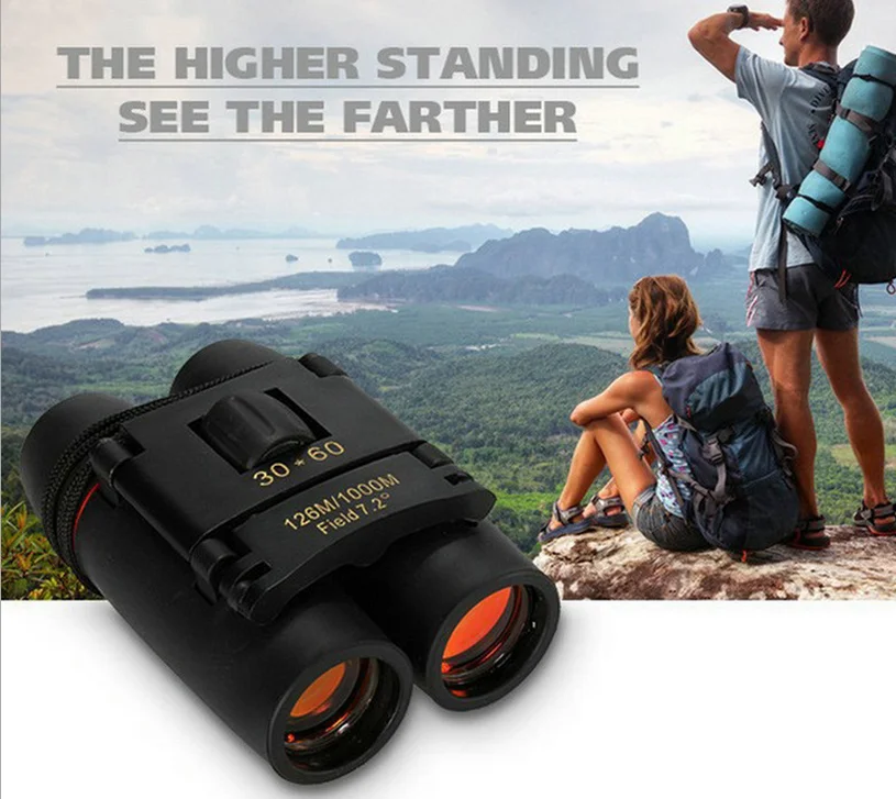 30X60 Mini Zoom Adjustable Portable Sakura Binoculars Telescopes