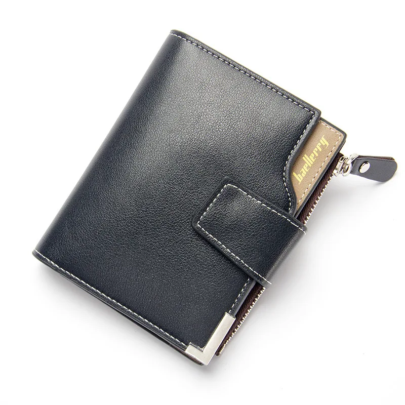 men short pu leather wallet with coin pocket wholesale