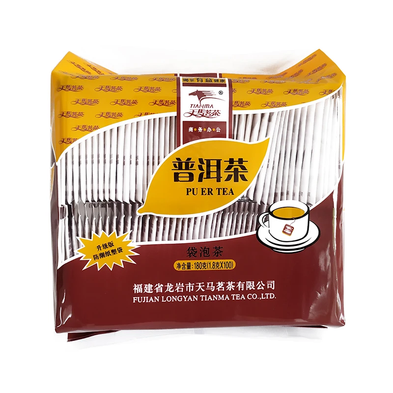 
China Factory 2.0g *100teabags puer tea for restaurant tea Good competitive price 