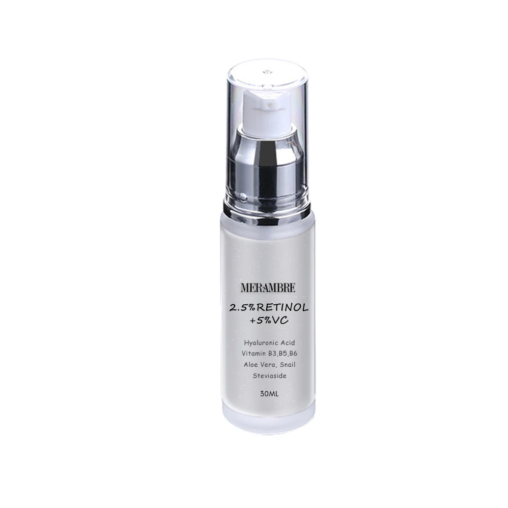 OEM ODM Private Label Rich Retinol Organic & Vegan Moisturizer for Face & Eye Packed Vitamin A B3 B5 B6 C HA Aloe Vera Serum