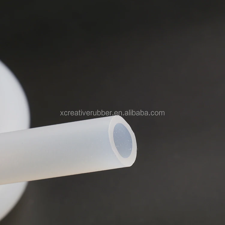 High Performance Soft Flexible Silicone Rubber Plastic Extrusion Tube Food Grade Silicone Rubber Hose