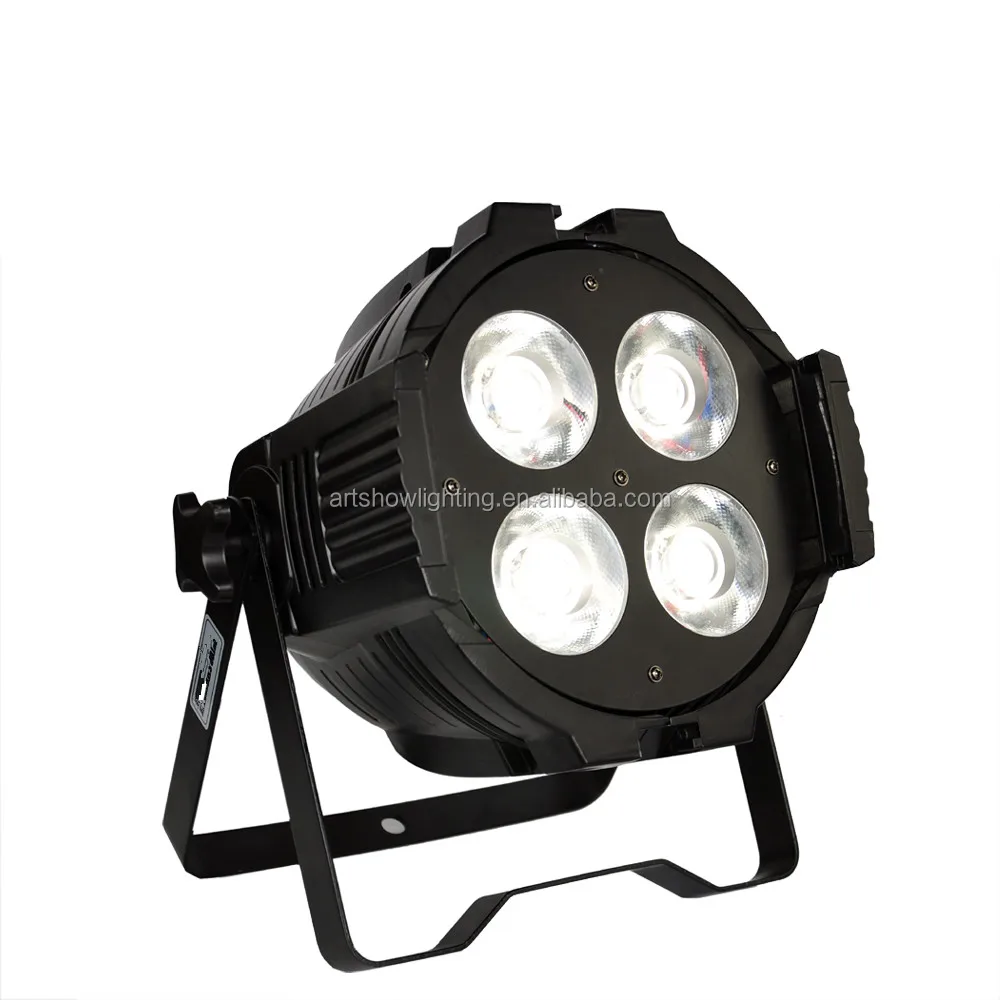 4x50W Warm White Cool White 2in1 200W Cob LED  Par Wash Stage Studio DMX Light