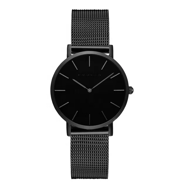 BK4A Fashion Stylish Brands Stainless Steel Custom Logo Leather Rose Gold Wrist Womens Quartz Watch Luxury