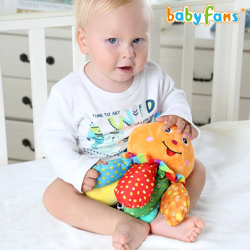 New design Hot Selling Soft Plush Hanging Baby Musical Octopus Toy For Kids