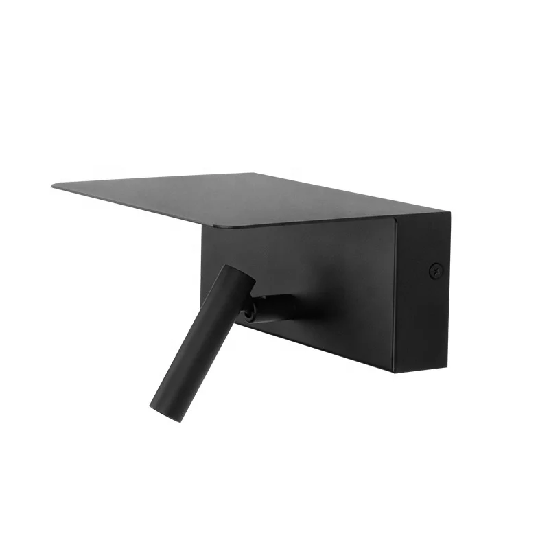 Savia modern USB book reading LED wall lamp surface mounted light headboard bedside bed adjustable for hotel bedroom