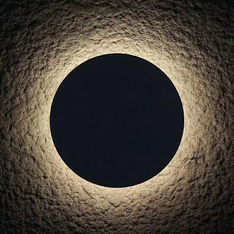 
12W Waterproof Round LED Lamp Outdoor Lighting Wall Sconce Mounted 