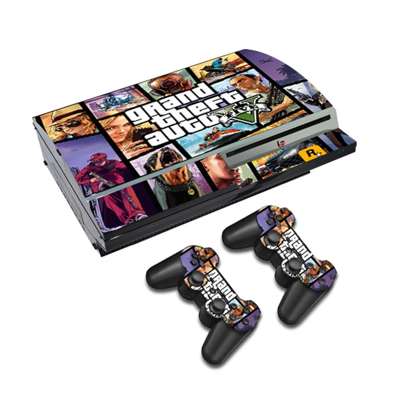  Виниловая наклейка TECTINTER GTA для PS3 консоли и контроллера виниловые наклейки из углеродного