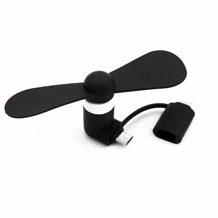 
Hot selling 2 IN 1 travel portable cell phone mini fan cooling cooler for USB 