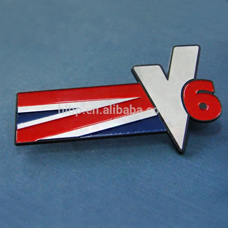 Embossed Logo Custom Plaque Metal Label Embossed Badge Decorative Aluminum Home Decoration Europe Metal Nameplate Custom Designs