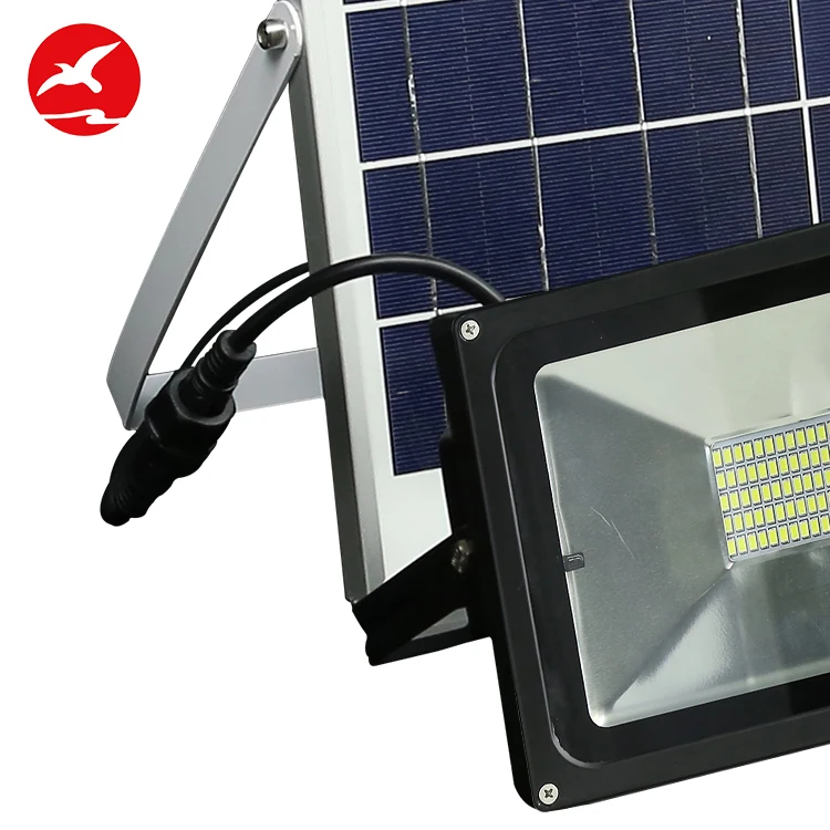 Dimmable Automatically on remote control outdoor waterproof 10 20 30 50 100 w solar led floodlight
