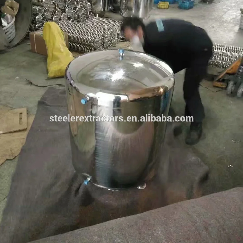 Sanitary SS304 120L 5mm Tank with jacket and NPT Ports