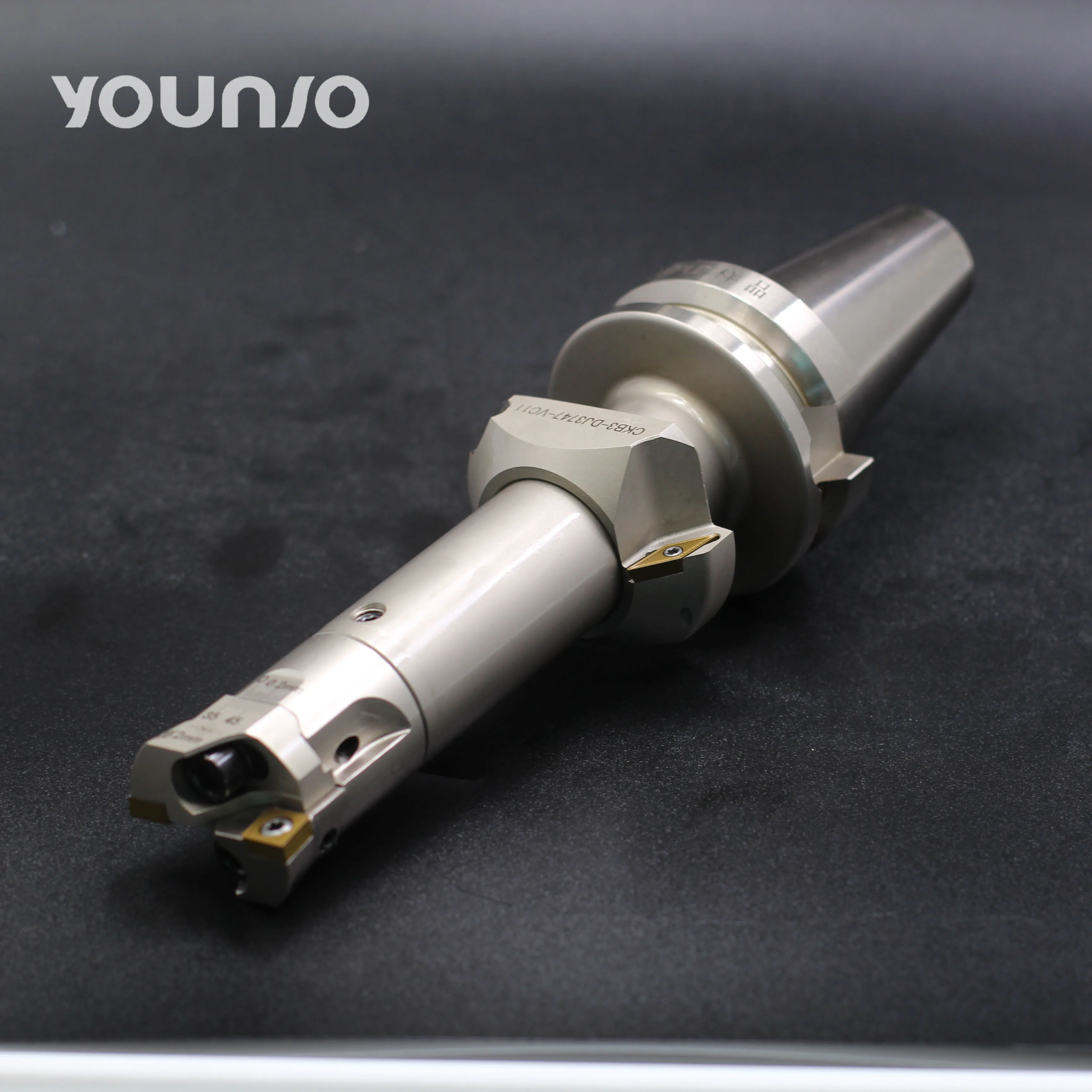 
AccKee high precision indexable twin-cutter rough micro boring head with chuck 