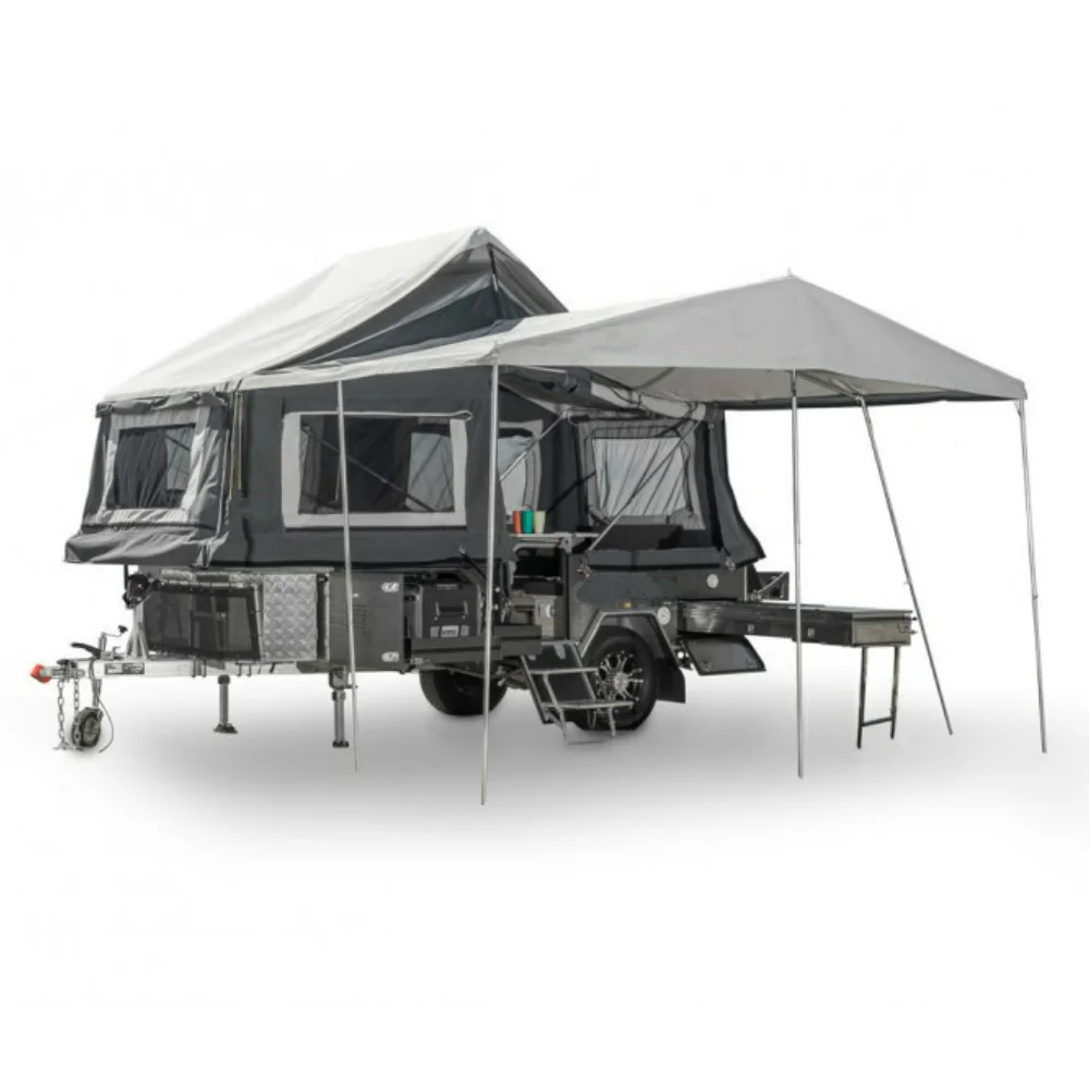 Manely Popular Decorating Off Road Fiberglass Travel trailer (Standard Version)