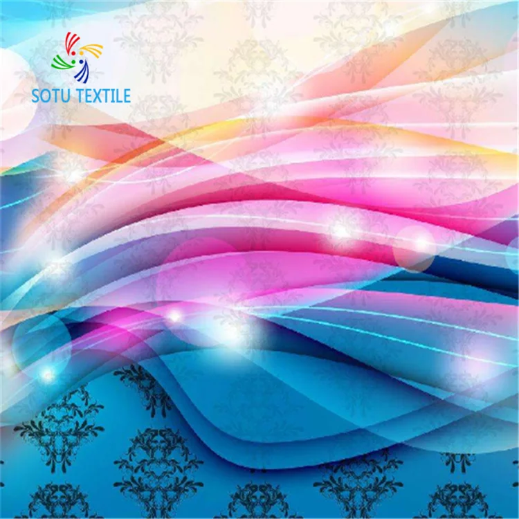 100% polyester fabric silk plaid satin