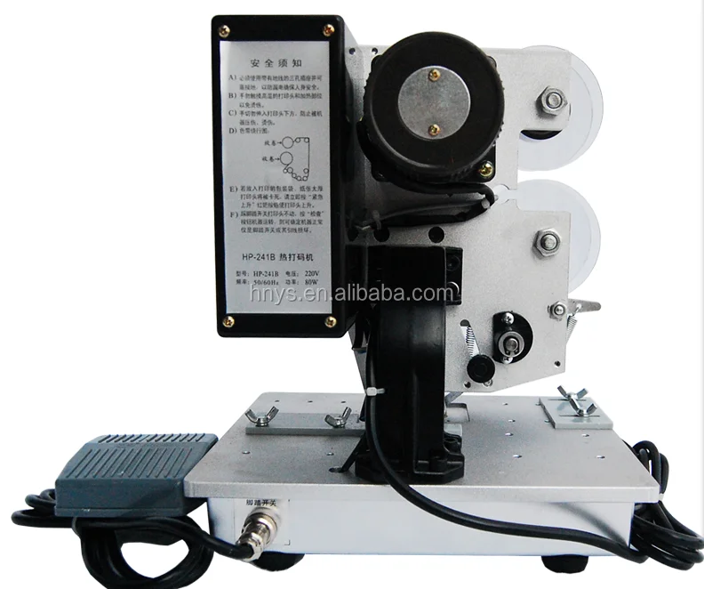 
Electric Hot Code Expire Date Batch Number Code Printer Coding Machine price 