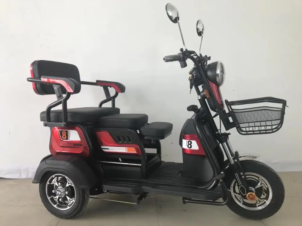 China newest 3 wheel electric cargo bike scooter for old man