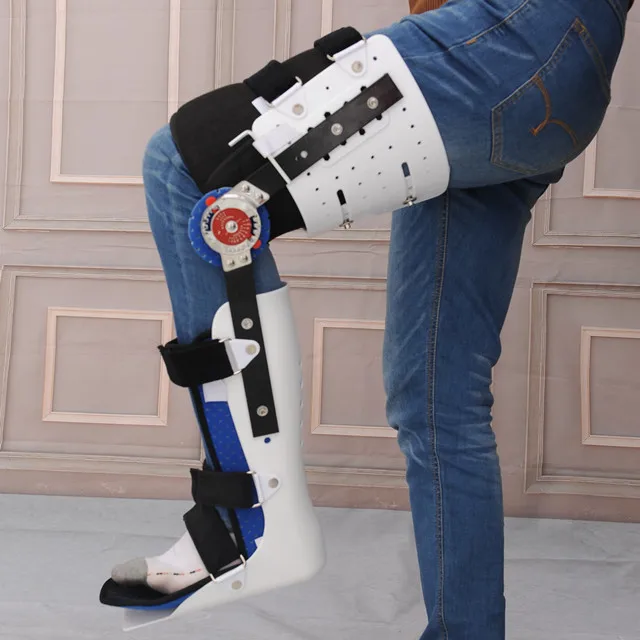 LEG AND KNEE IMMOBILISER ORTHOPEDIC FIXING KNEE BRACE
