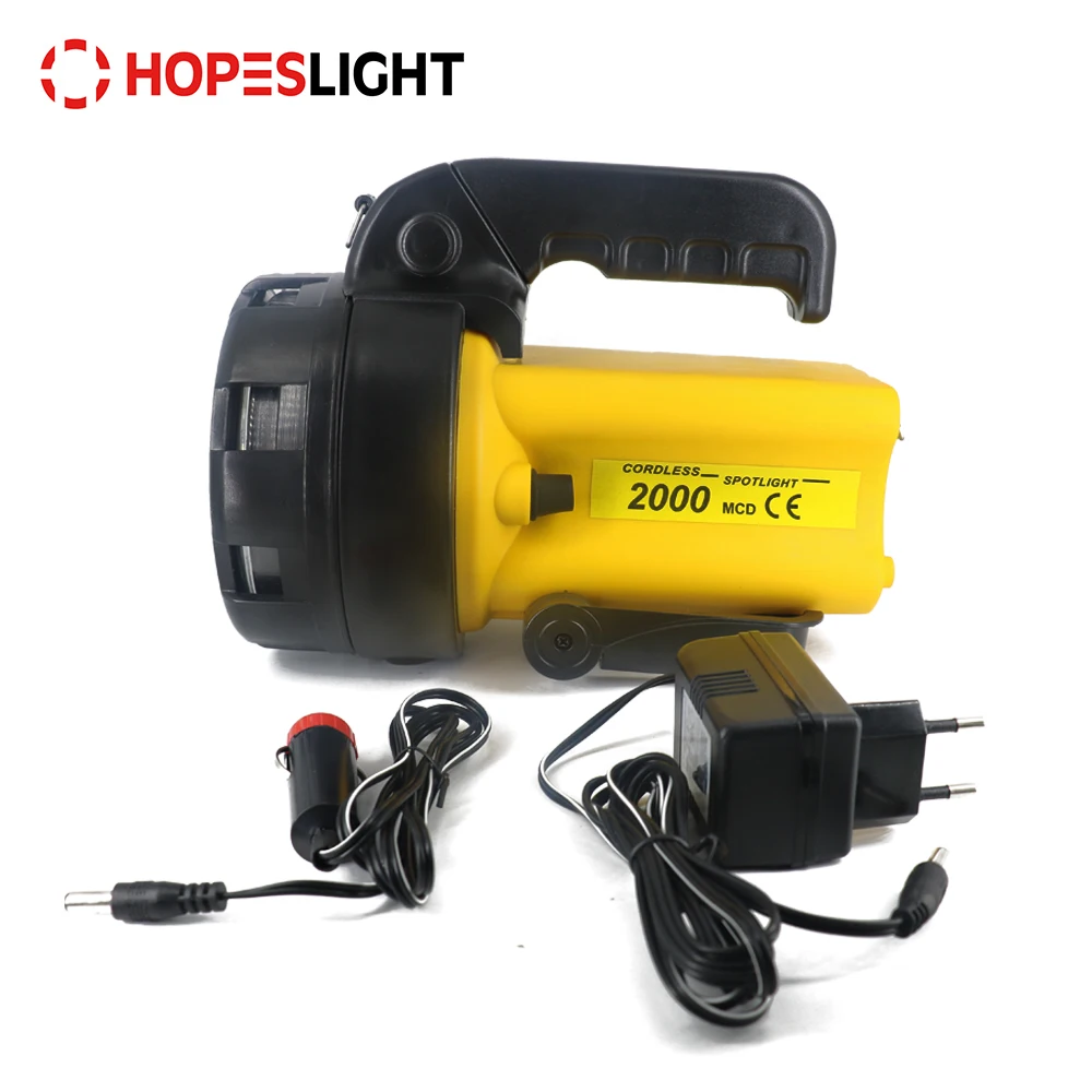 
Powerful Handheld Long-range Rechargeable Rescue Spotlight Search Light LED Searchlight 