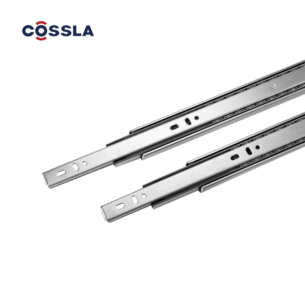 
Kitchen Cabinet High Quality Ball Bearing Drawer Slides Soft Closing Telescopic Drawer Slide 