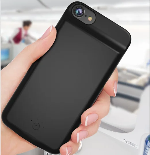 
New Power Banks Wireless Charging IP68 Shockproof Waterproof Battery Phone Case Charger Mobile Phone Case for iPhone X/XS 