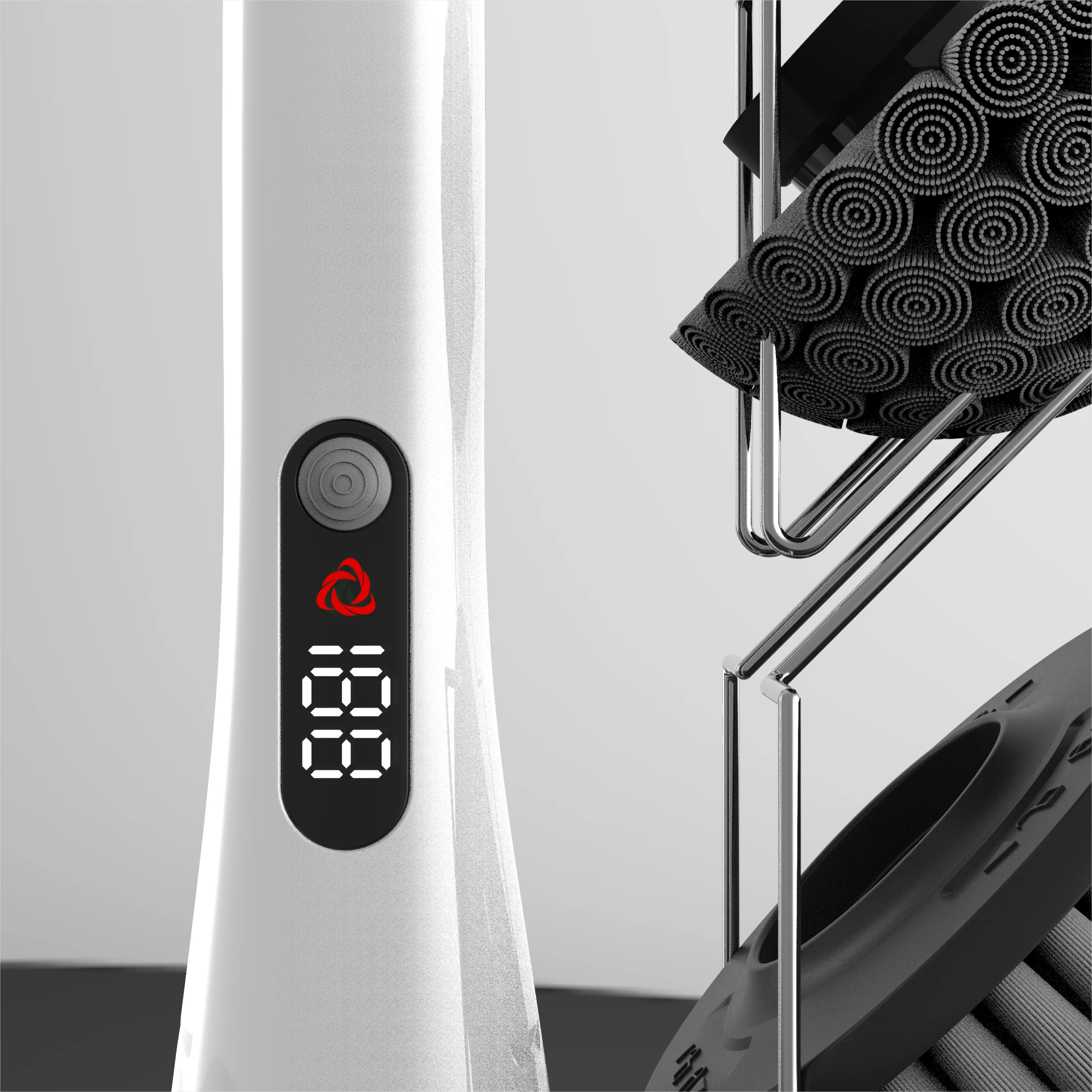 
Amazon top seller cleaning brush spin scrubber with 5 replaceable brush heads for floor car window toilet bathtub sofa BBQ grill 