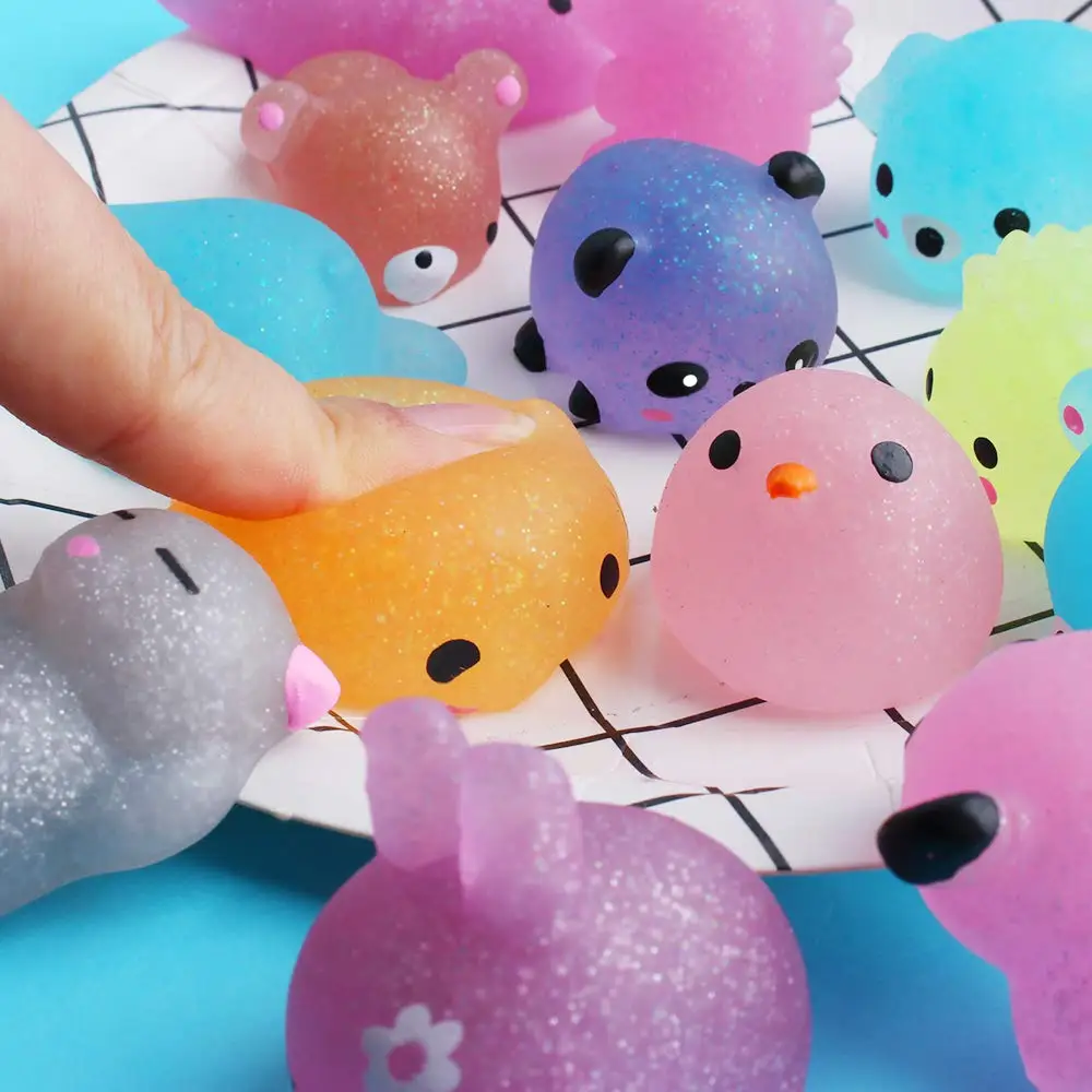 Распродажа 20 шт. блестящих мягких животных Mochi для детей и взрослых