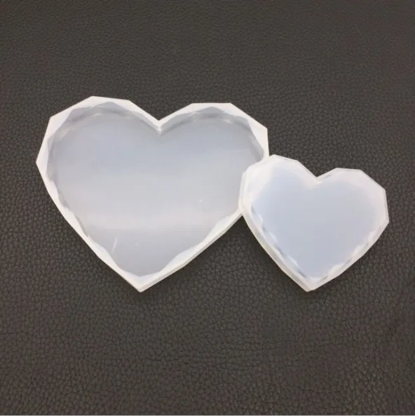 Diy crystal drop adhesive love diamond table mold silica gel incense stone mirror manual decoration decoration hanging