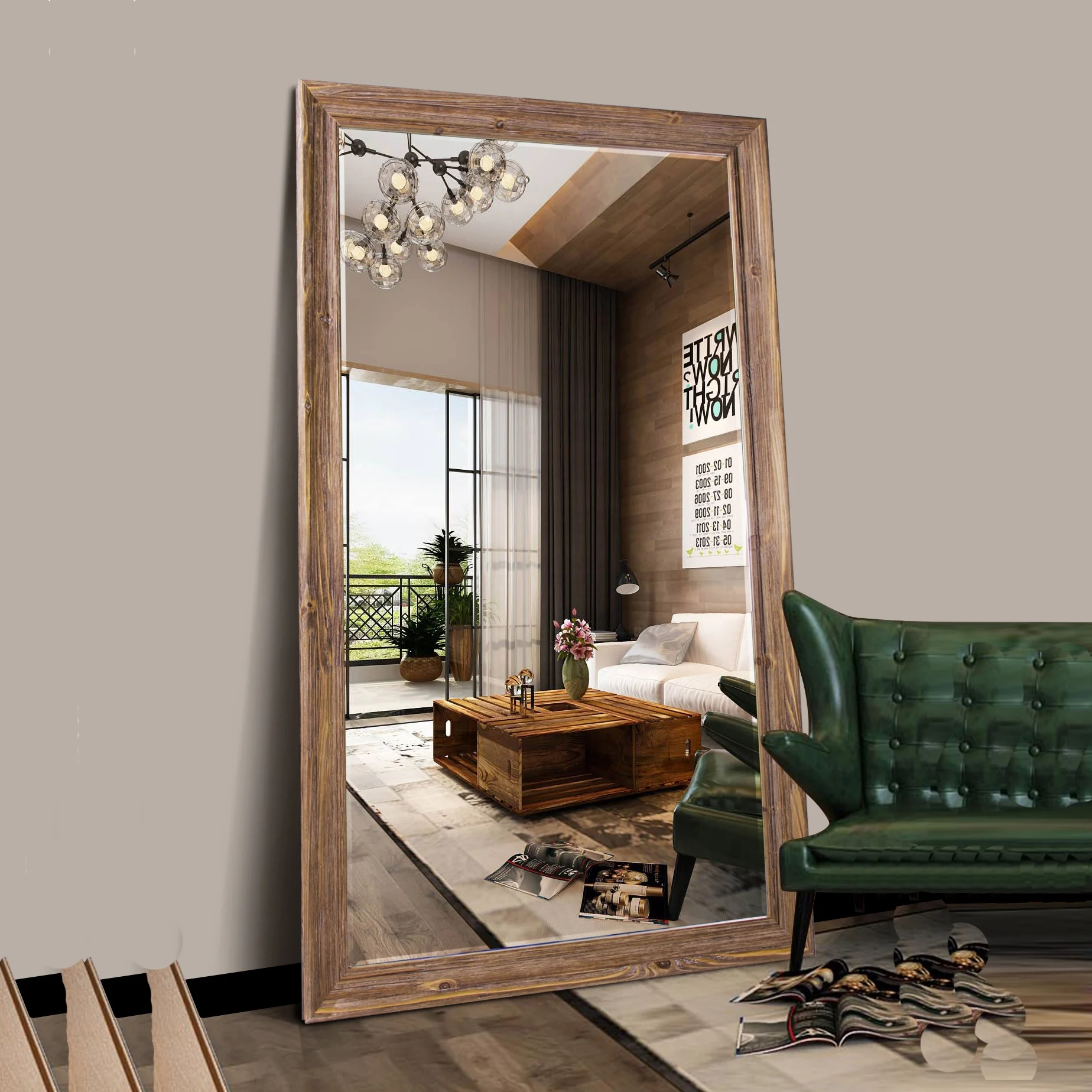  Vintage Decorative Mirror full Length Glass