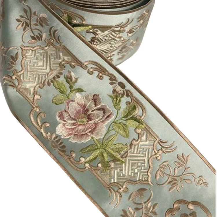 JBL Newest Design Polyester Embroidery Fringe Tassel Lace