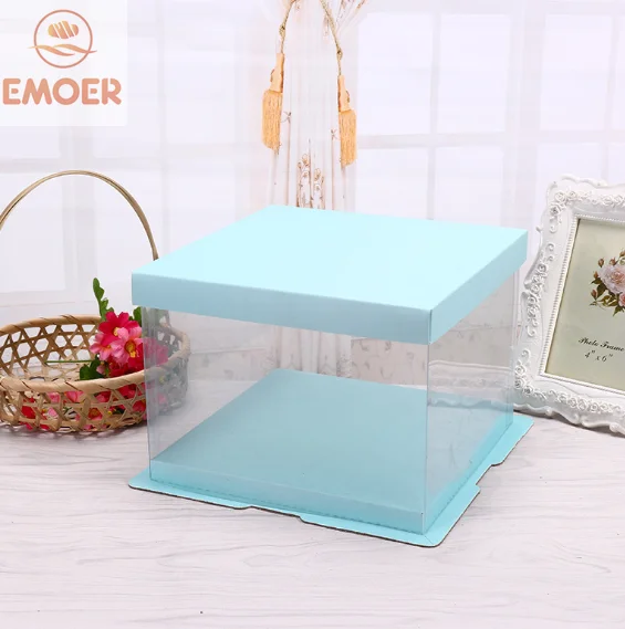 EMOER  elegant Custom printed carton corrugated paper packaging cake box