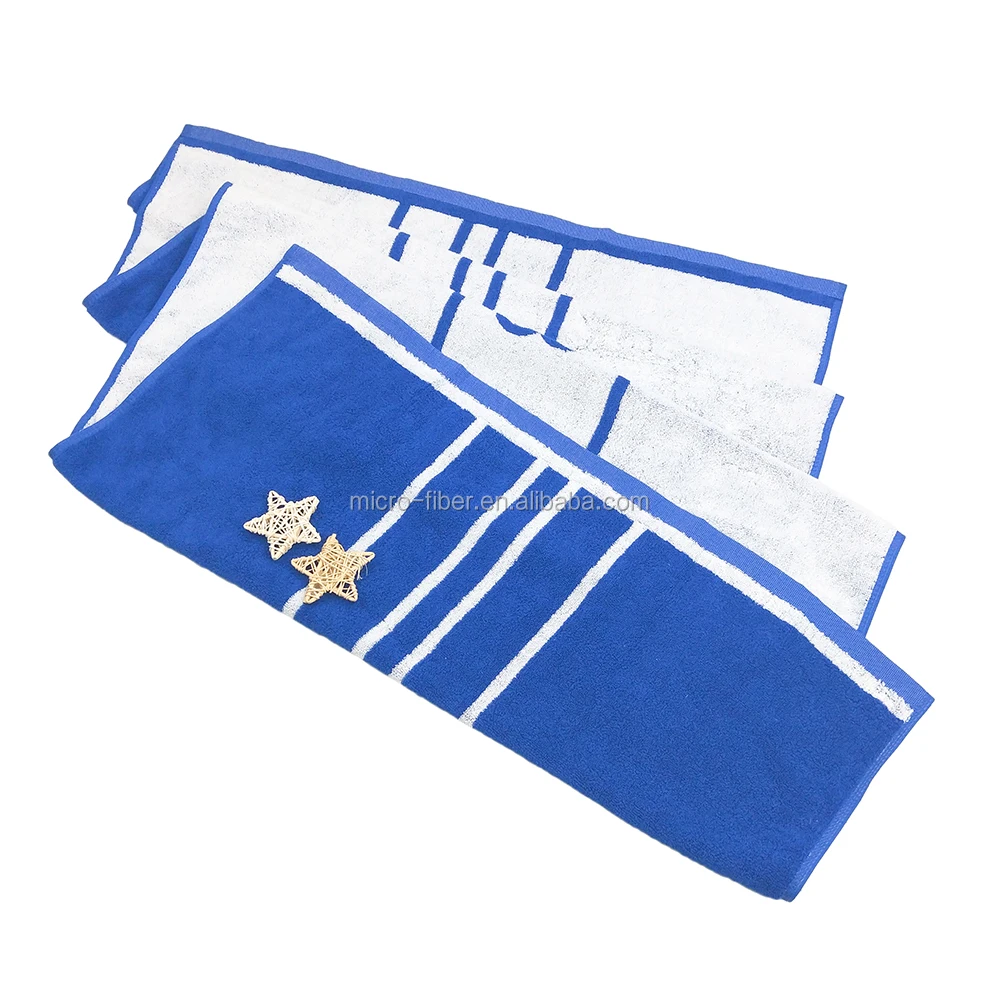 Factory price custom made absorbent soft jacquard cotton towel