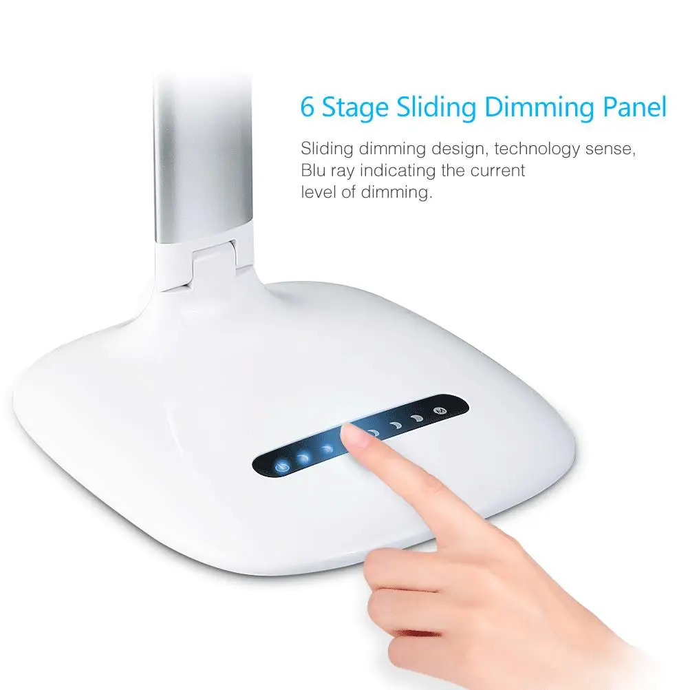 Traditional LED Desk Lamp with Calendar LCD Robot Smart Home Lights Original Factory