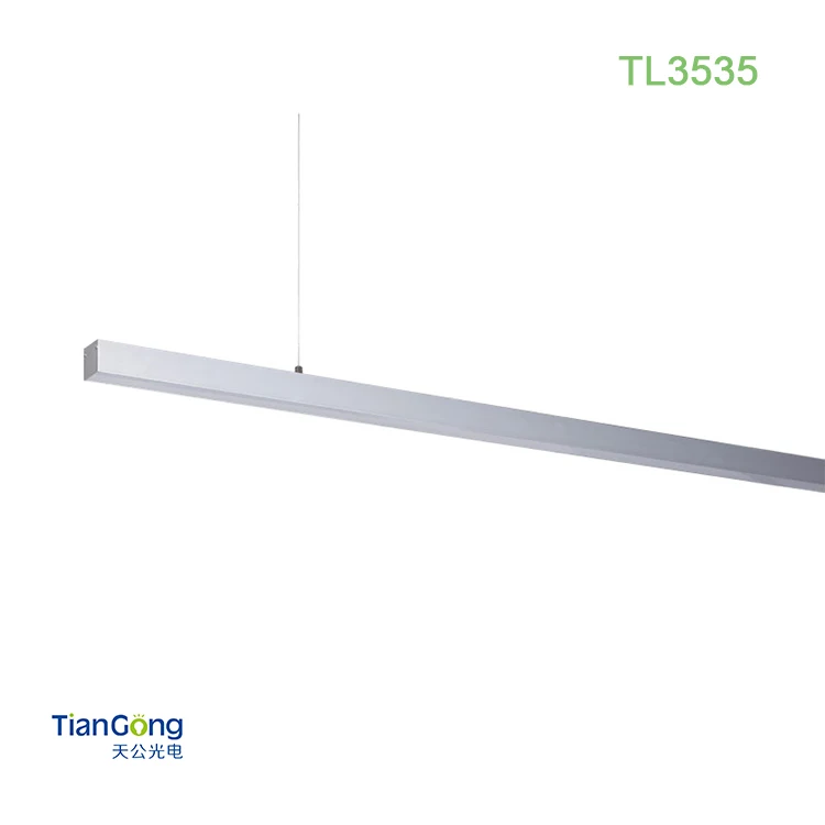 20 Вт алюминиевый подвесной Linkable IP20 освещение Светодиодное светильник в форме линейки 35*35