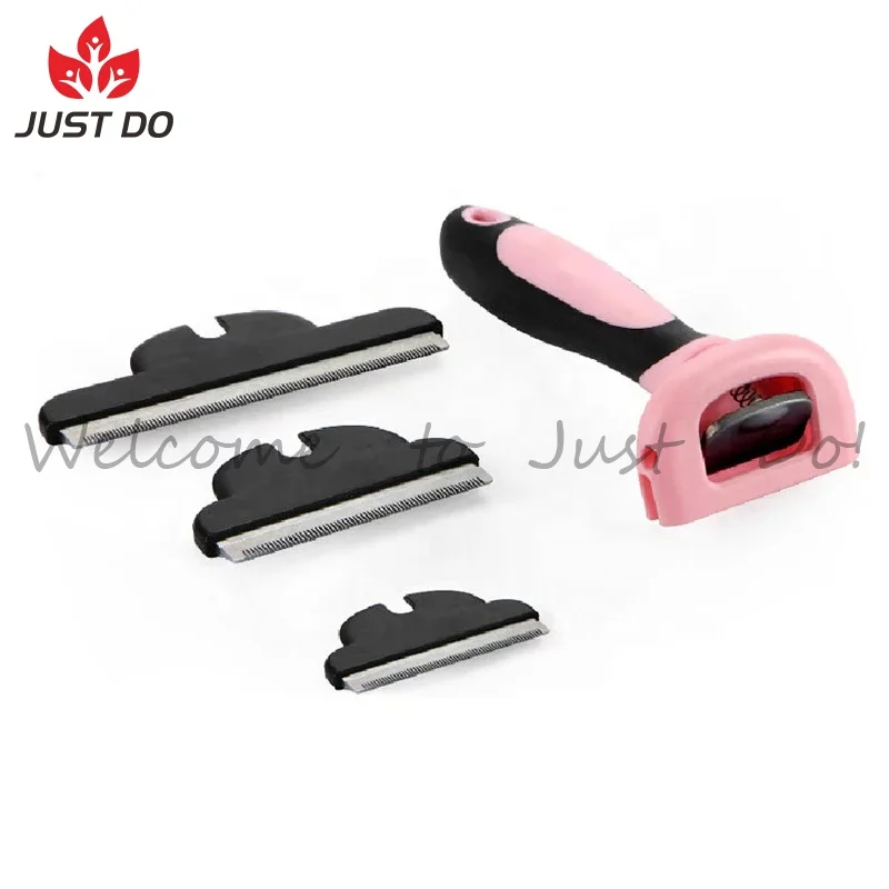 
Pet Deshedding Tool Grooming Brush For Dogs & Cats 