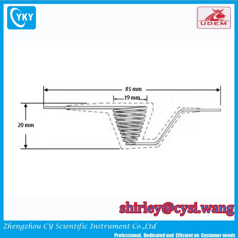 Ceramic tungsten heater for high vacuum thermal evaporation coater