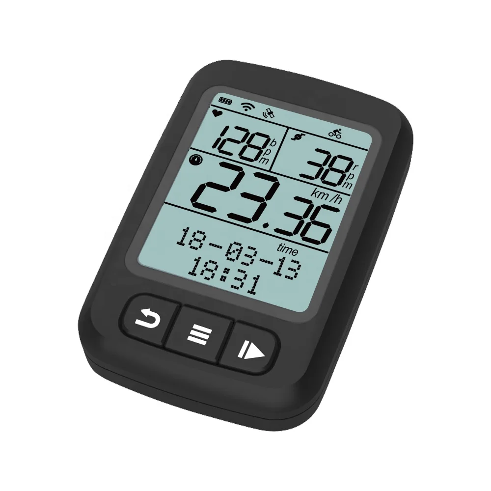 CooSpo Bluetooth ANT+ Digital GPS Bicycle Computer for Speed Cadence Heart Rate