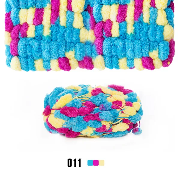 Charmkey best selling fancy pompom yarn for hand knitting