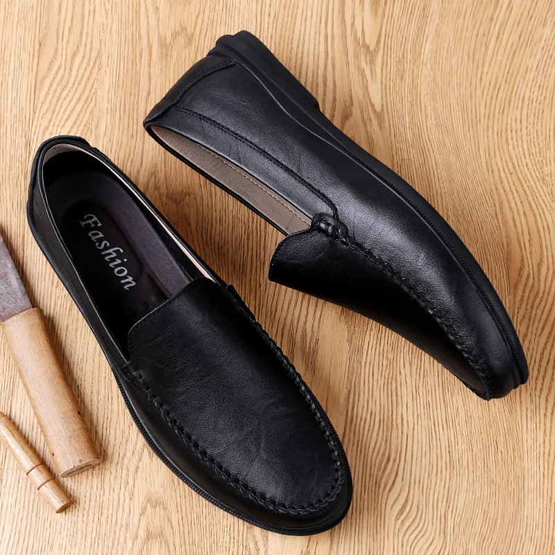 
Customize Fashion Handmade Leather Shoes Genuine Leather Men Dress Casual Shoes 