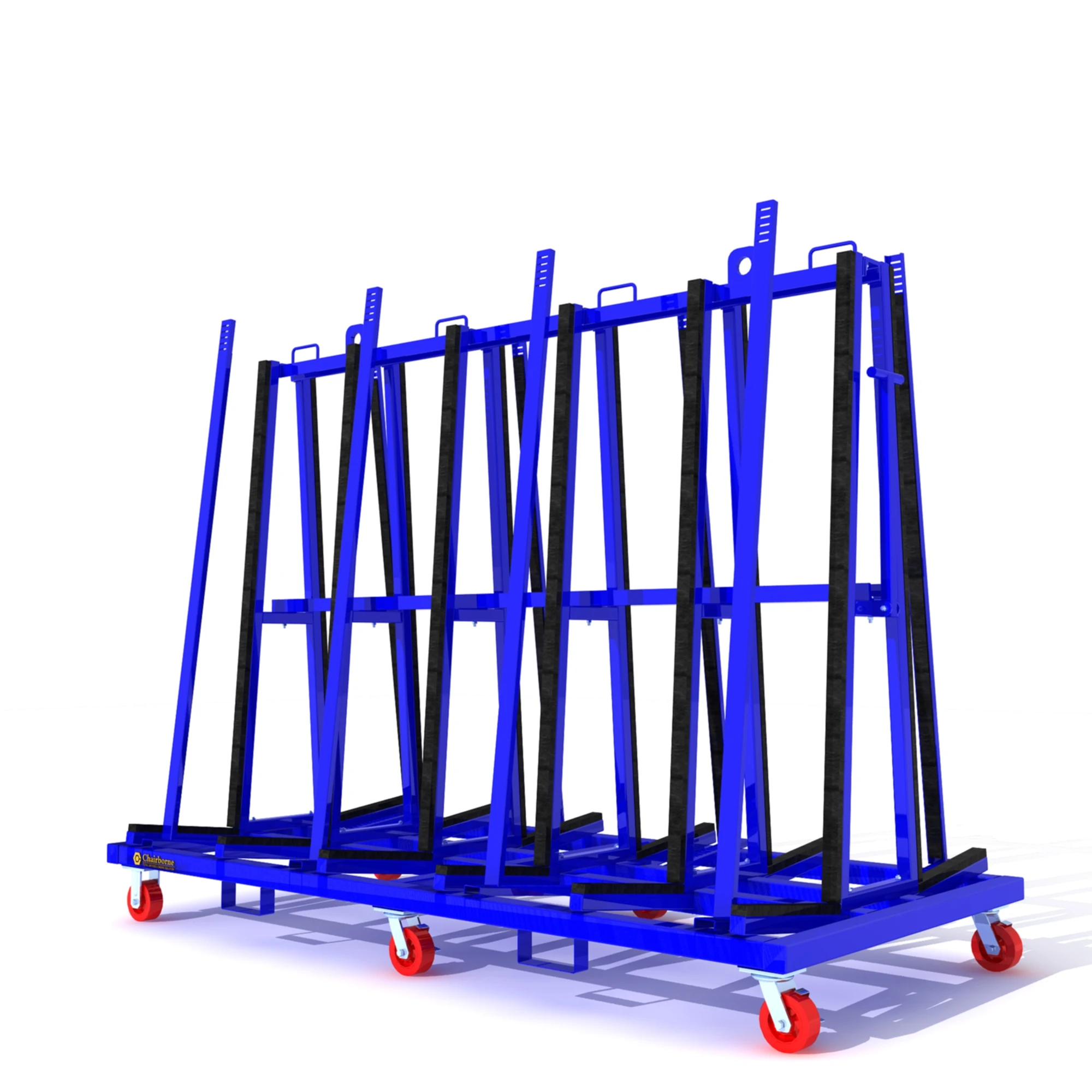 Двухсторонние трансопртная тележка для стекла