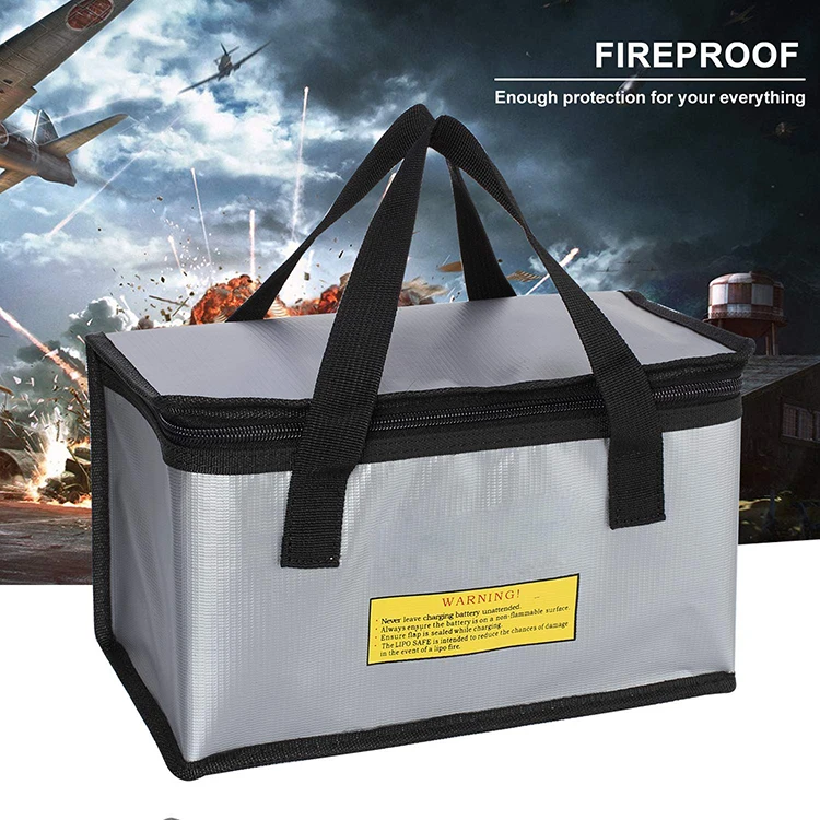 
Lipo Charging Bag Fireproof, Lipo Battery Safe Bag for Storage & Charging Lipos 