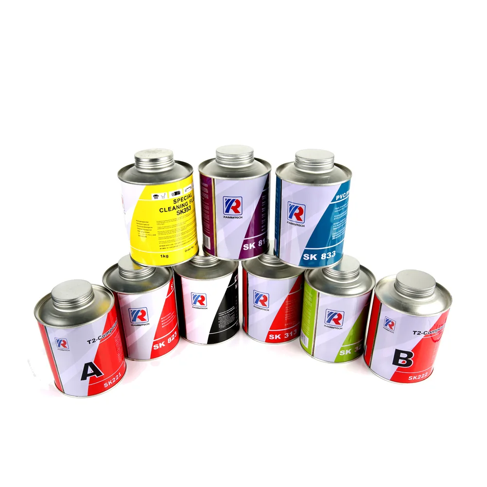 Conveyor belt cold bonding agent for rubber to metal bonding