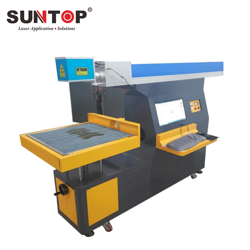 GSI tube 3D dynamic CO2 laser marking machine for Fabric, Leather, Paper, Textile marking