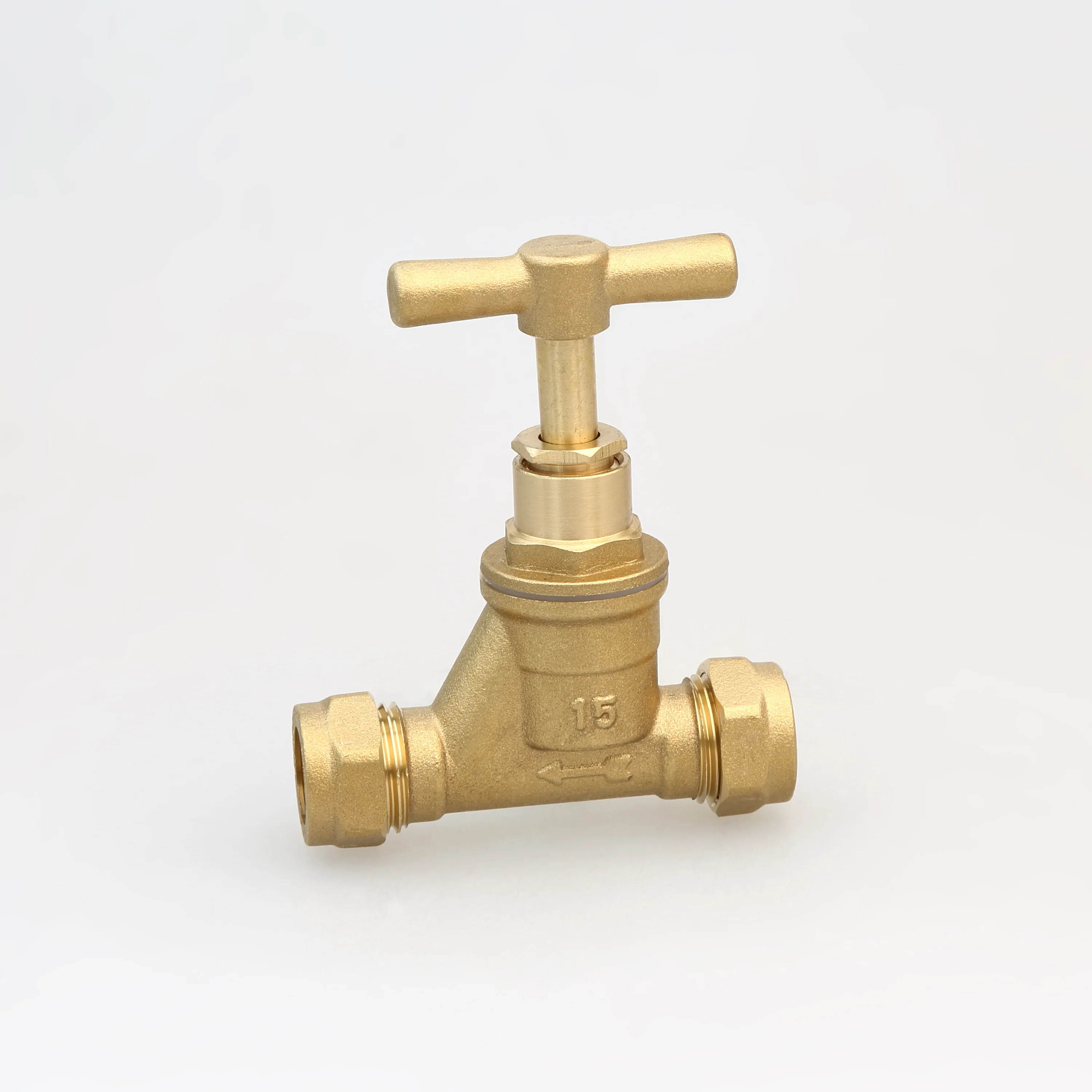 Metal handle brass water ball stop cock valves