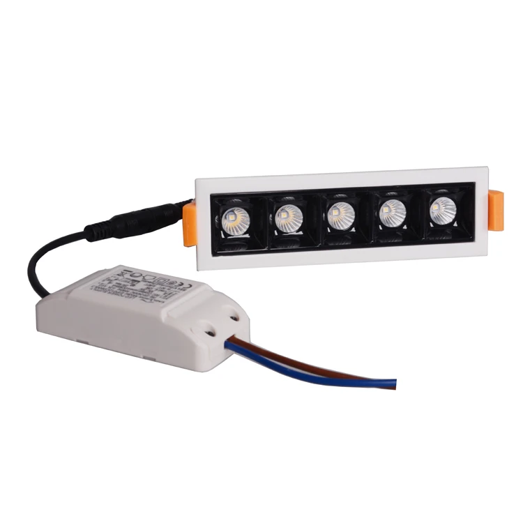 Modern Mini Cutout 137mm 10w Recessed Dimming Linear Downlight