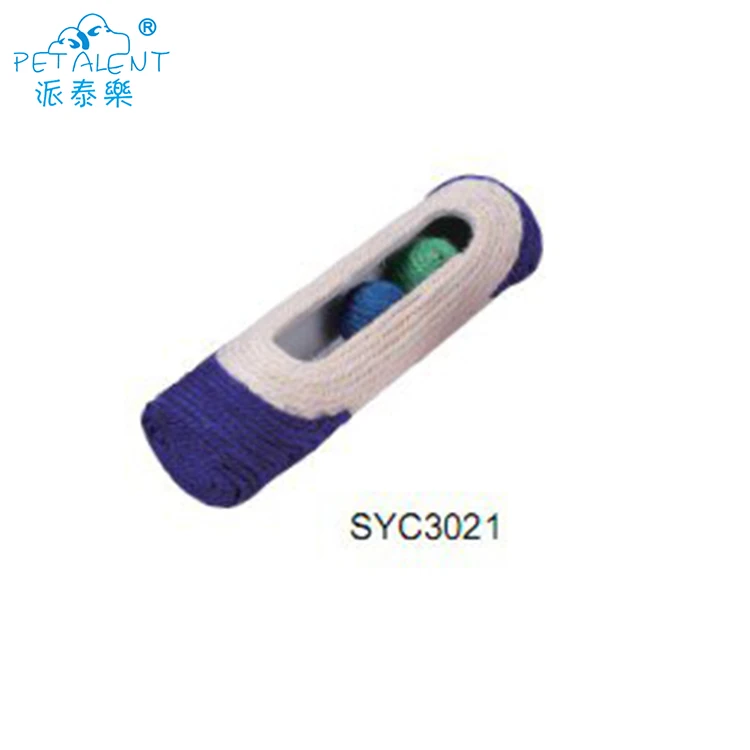 Сизаль Обучения Кот Игрушка с мячом внутри